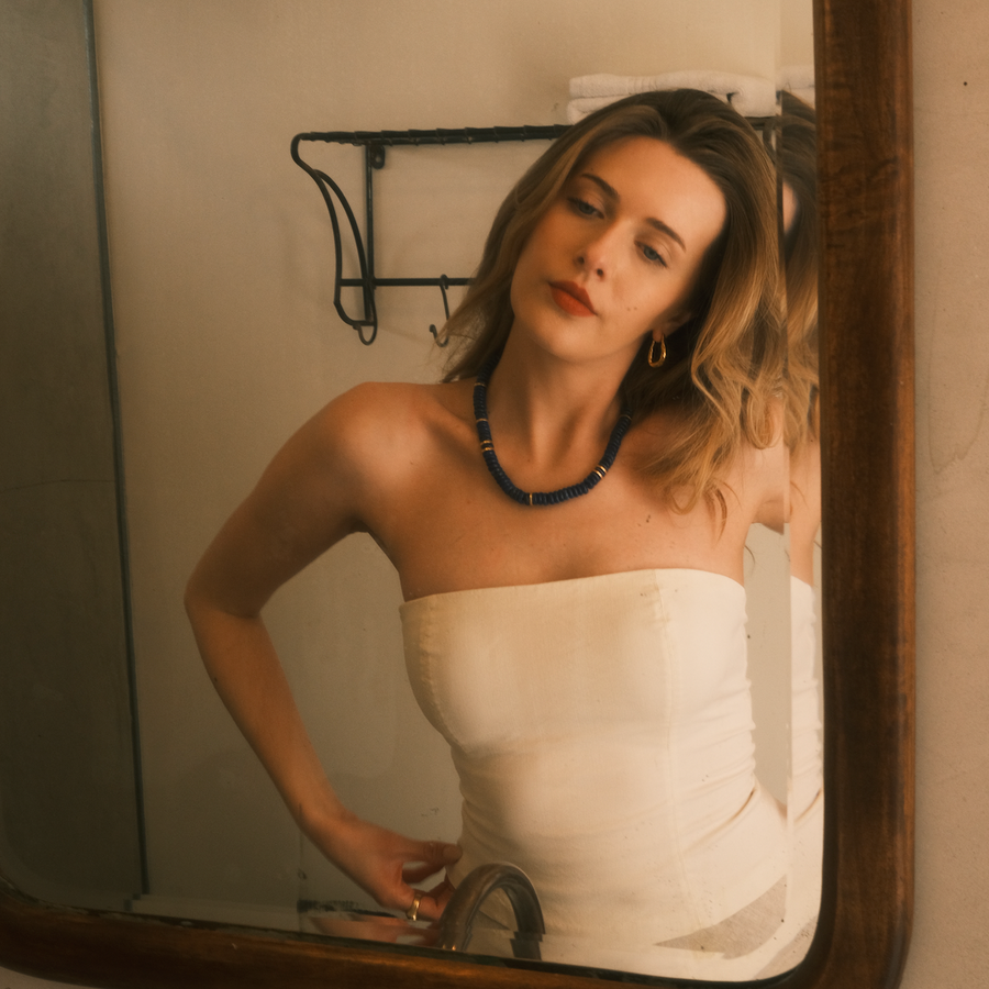 LAYLA LAPIS NECKLACE