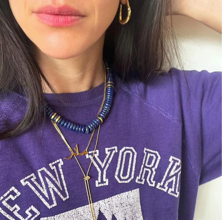 LAYLA LAPIS NECKLACE