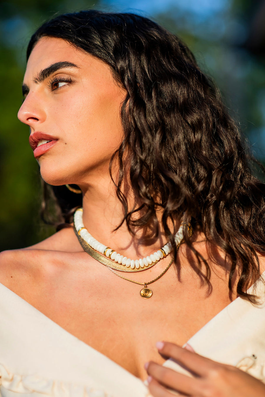 Sparkle Snake Chain Necklace