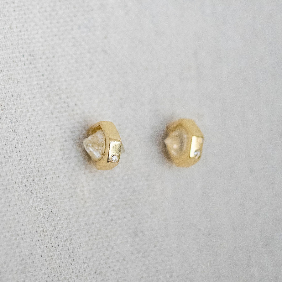 Canyon Herkimer Stud Earrings