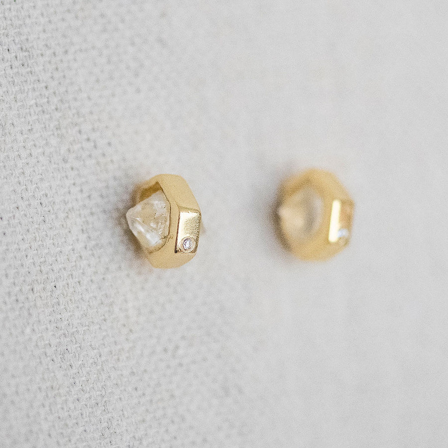 Canyon Herkimer Stud Earrings