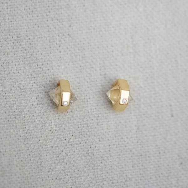 Canyon Herkimer Stud Earrings