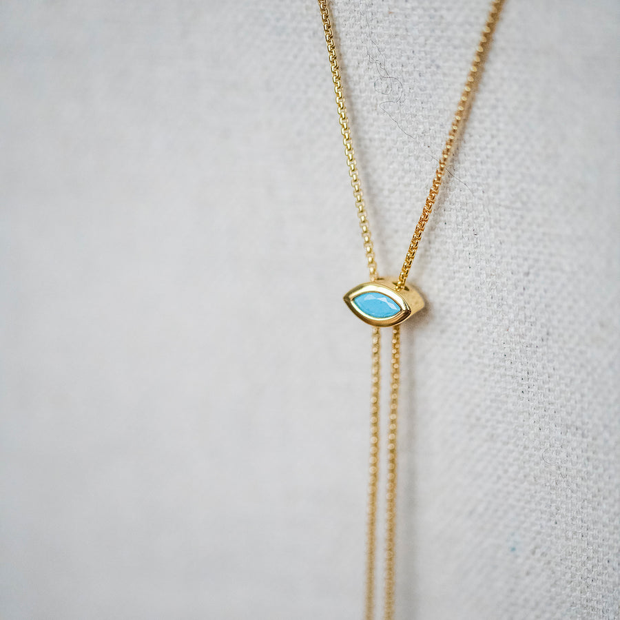 Intuition Turquoise Lariat
