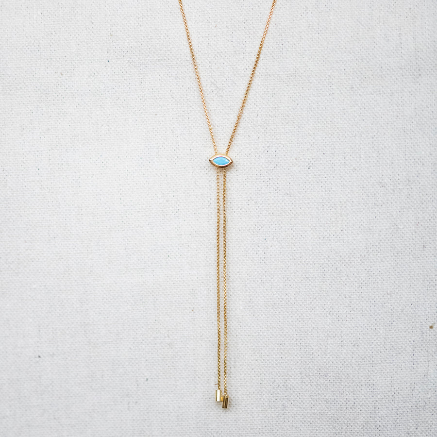 Intuition Turquoise Lariat