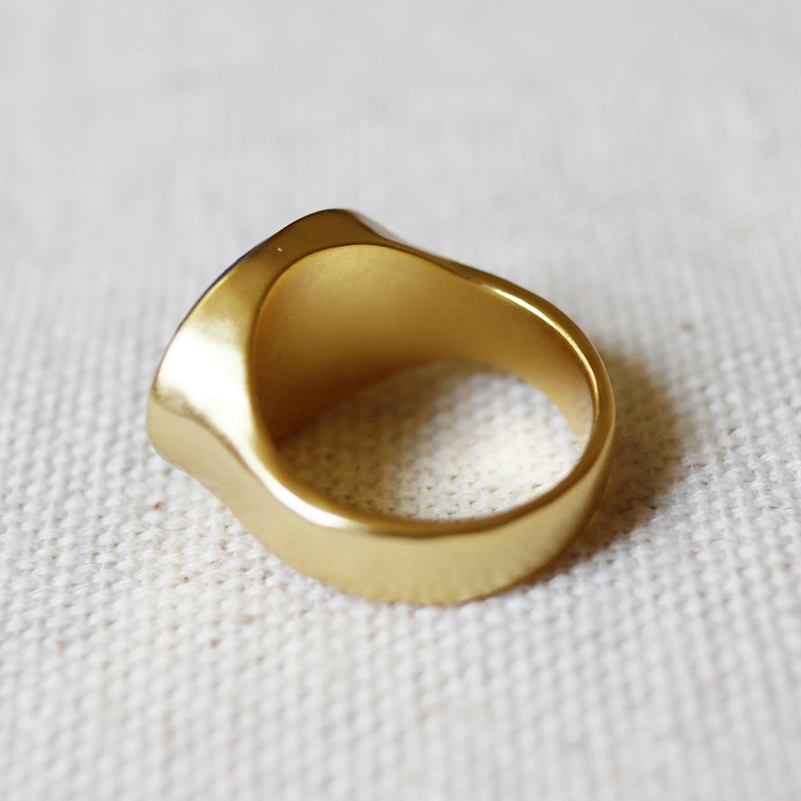 TURQUOISE SCARAB RING