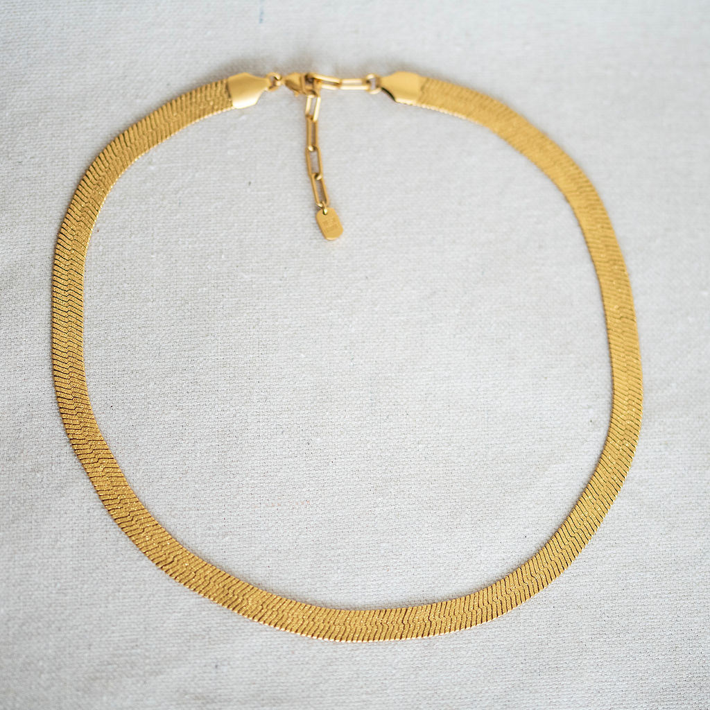 Sparkle Snake Chain Necklace